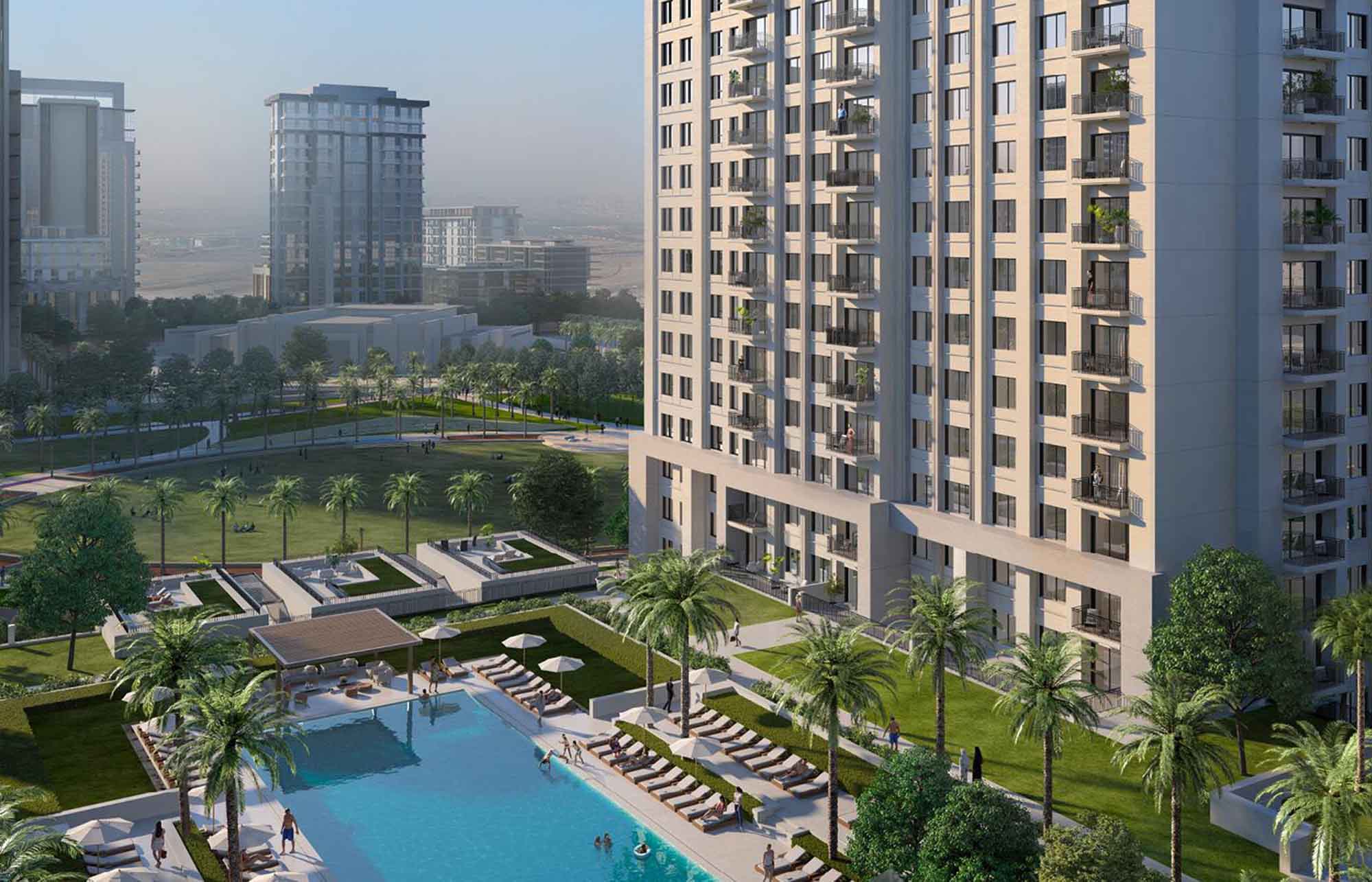 Lush Greenery and Urban Amenities at Park Field