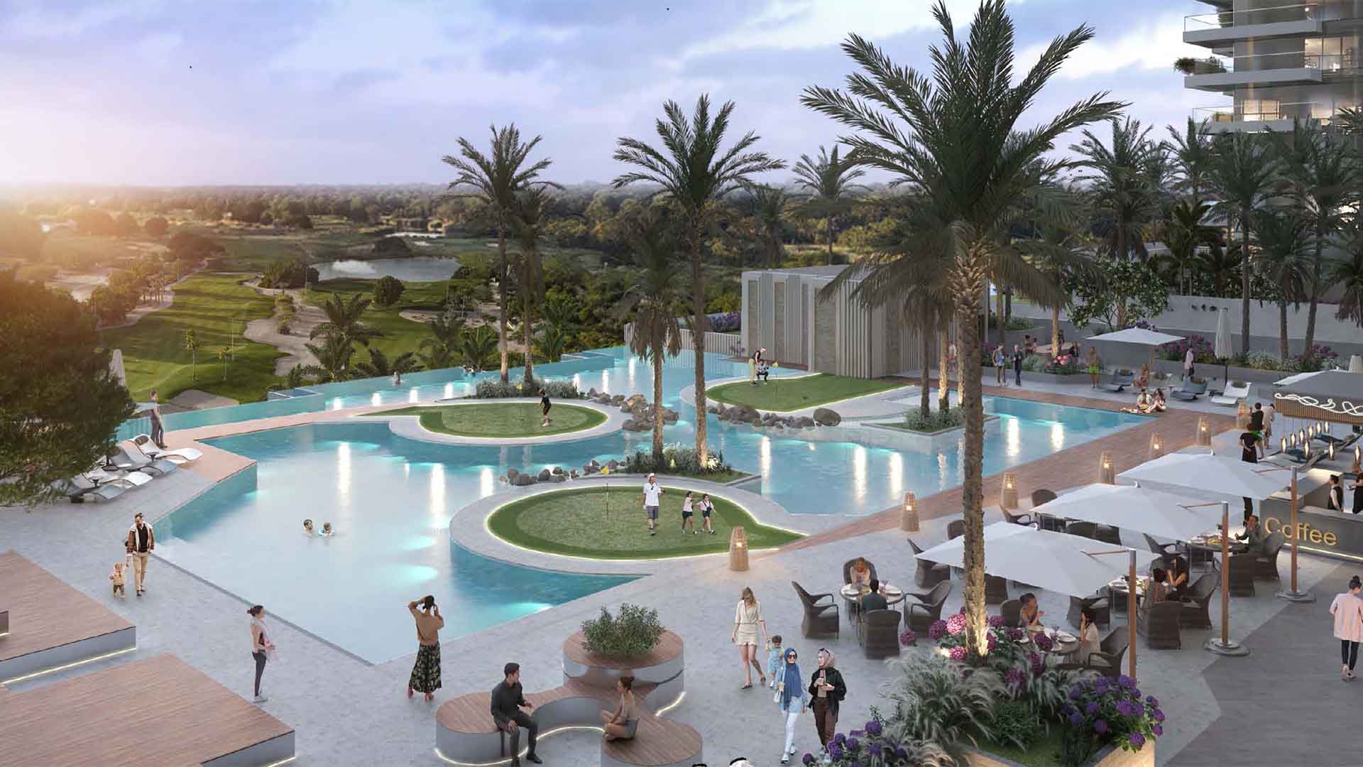 Golf Greens at Damac Hills Dubai